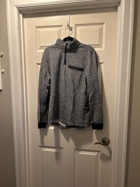 Prana Men's Blue Zip-Front Pullover